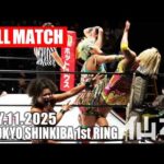 【女子プロレス】水波綾 & ZONES vs 愛海 & 岡優里佳 2025年5月11日 東京・新木場1stRING