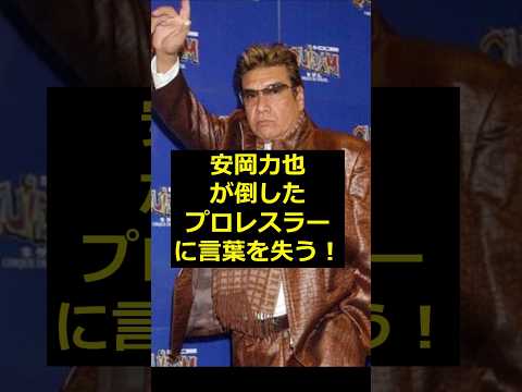 【安岡力也】安岡力也が倒したプロレスラーに言葉を失う！