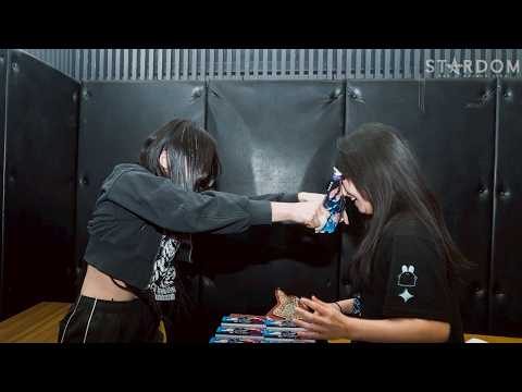 【スターダム】玖麗さやかが上谷沙弥の自伝本お渡し会中に乱入、ワールド王座挑戦を直談判！【STARDOM】