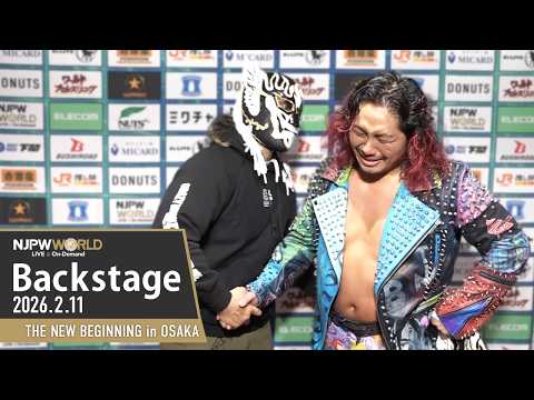 #njnbg 1st Match Backstage 2/11/26 | THE NEW BEGINNING in OSAKA 第1試合 Backstage