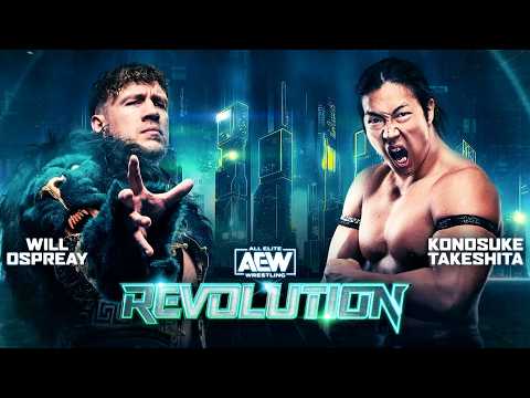 フルマッチ：KONOSUKE TAKESHITA vs. ウィル・オスプレイ｜AEW Revolution 2024