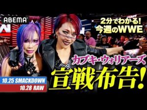 ワテらがカブキ・ウォリアーズや!女子タッグベルト獲りへ関西弁で殴り込み!中邑真輔本格復帰!闇落ち筋肉女子|WWE週刊2分ダイジェストvol.76