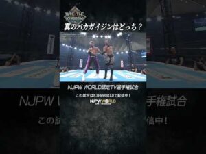 新日本プロレス『WRESTLE KINGDOM 20 in 東京ドーム 棚橋弘至引退』(1.4) 真のバカガイジンはどっち？ #shorts
