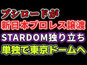 業界激震！ブシロードが新日本プロレスを手放す！最大手団体の兄妹会社ではなくなるSTARDOMへの影響は？ブランド力の変化は？