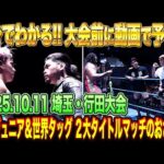 【全日本プロレス】５分でわかる!!10.11埼玉・行田大会 世界ジュニア&世界タッグ2大タイトルマッチのおさらい