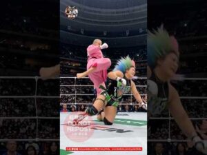 【ヒザ直撃からの逆転スリーパー】空手 vs プロレス #Karate #ProWrestling  #異種格闘技