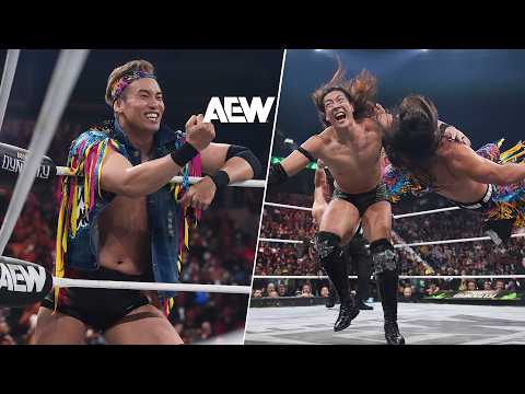 ヤングバックス vs レインメーカー・オカダ&竹下幸之介:AEWダイナスティ夢のタッグマッチ!