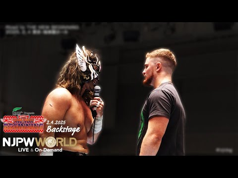 #njnbg 7th match Backstage (with Subtitles) 2/4/25 | Road to THE NEW BEGINNING 第7試合 Backstage