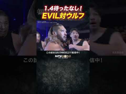 新日本プロレス『棚橋弘至～衣錦還郷』(11.2) 1.4待ったなし！ EVIL対ウルフ #shorts