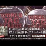 【新日本プロレス】今年もタッグの季節がやってくる！「WORLD TAG LEAGUE 2025 」11月20日後楽園ホールで開幕！優勝決定戦は12月14日グランメッセ熊本！